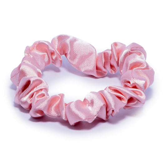 Light Pink Silk Scrunchie