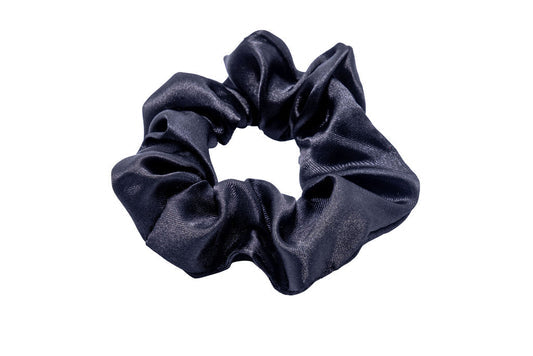 Black Silk Scrunchie