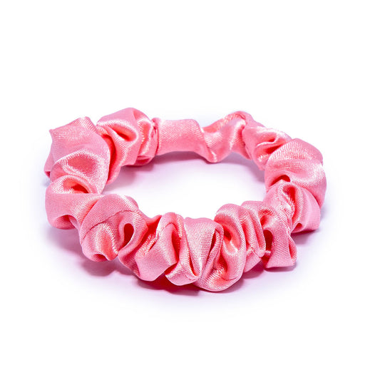 Baby Pink Silk Scrunchie