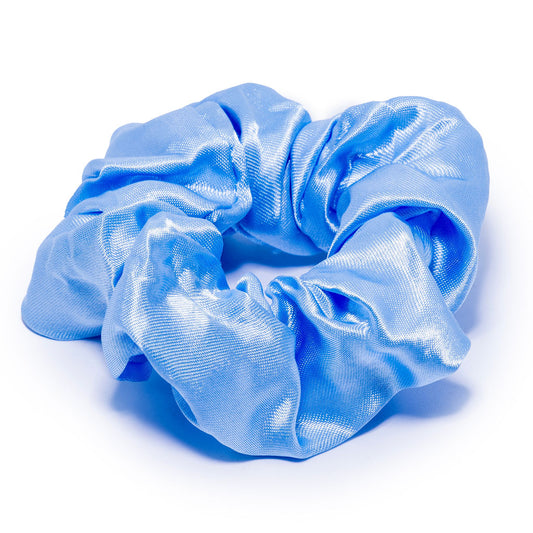 Sky Blue Silk Scrunchie
