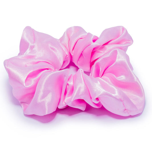 Bubblegum Pink Silk Scrunchie